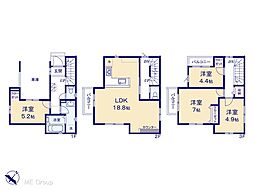 船橋市前原西5丁目 18期 新築一戸建て 全3棟 1号棟