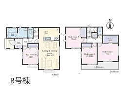 八千代市村上 新築一戸建て 全2棟 B号棟