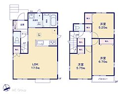 千葉市花見川区柏井1丁目 新築一戸建て 全2棟 B号棟