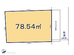 船橋市前原西2丁目　23期　土地　全1区画 1号地