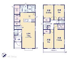市川市南大野1丁目　新築一戸建て　全2棟 A号棟