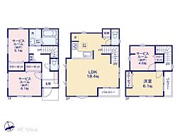 市川市新井1丁目　新築一戸建て　全6棟 4号棟