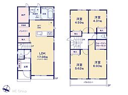 船橋市習志野台5丁目　新築一戸建て　全3棟 A号棟
