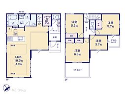 市川市北方町4丁目　5期　新築一戸建て　全8棟 3号棟