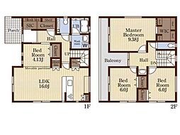 船橋市坪井町　新築一戸建て　全9棟 8号棟