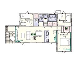 印西市草深（印西牧の原）　第1期　新築一戸建て　全25棟 24号棟