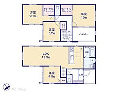 習志野市袖ケ浦4丁目　13期　新築一戸建て　全2棟 1号棟