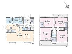 千葉市緑区誉田町1丁目　新築一戸建て　全3棟 1号棟