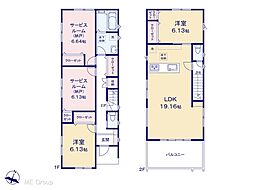 市川市香取1丁目 新築一戸建て 全2棟 1号棟
