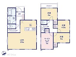 鎌ケ谷市東道野辺5丁目　新築一戸建て　全2棟 1号棟