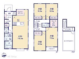鎌ケ谷市鎌ケ谷9丁目　1期　新築一戸建て　全2棟 2号棟
