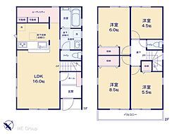 千葉市美浜区磯辺1丁目　新築一戸建て　全2棟 1号棟