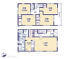 四街道市物井　新築一戸建て　全3棟 3号棟