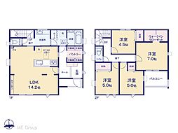 千葉市若葉区北大宮台　第14　新築一戸建て　全1棟 1号棟