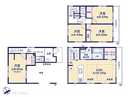 習志野市藤崎2丁目　11期　新築一戸建て　全2棟 1号棟
