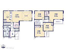 佐倉市鏑木町2丁目　1期　新築一戸建て　全2棟 1号棟