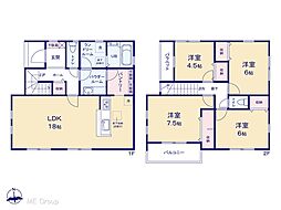 木更津市清見台東1丁目　第2　新築一戸建て　全2棟 1号棟