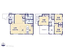船橋市二和西5丁目　1期　新築一戸建て　全1棟 1号棟