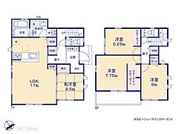 船橋市松が丘1丁目　50期　新築一戸て　全14棟 1号棟