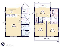 浦安市今川3丁目　新築一戸建て　全3棟 1号棟