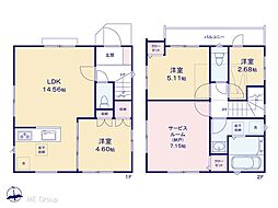 市川市菅野2丁目　新築一戸建て　全3棟 2号棟