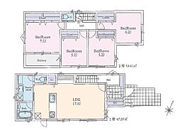 船橋市金杉8丁目　4期　新築一戸建て　全2棟 2号棟