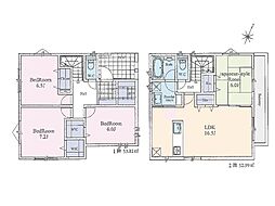船橋市金杉8丁目　4期　新築一戸建て　全2棟 1号棟