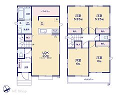 千葉市稲毛区園生町　新築一戸建て　全2棟 B号棟