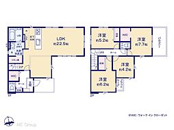 木更津市清見台南2丁目　1期　新築一戸建て　全2棟 1号棟