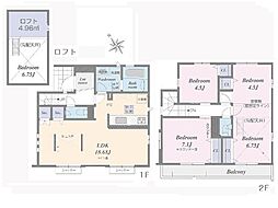 千葉市若葉区桜木7丁目　新築一戸建て　全1棟 1号棟