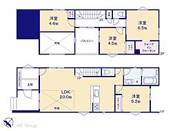 千葉市花見川区検見川町5丁目　新築一戸建て　全1棟 1号棟