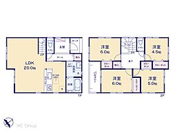 野田市桜台　第1　新築一戸建て 全2棟 1号棟