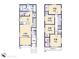 松戸市三矢小台3丁目 新築一戸建て 全3棟 C号棟