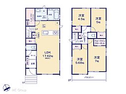 松戸市栗山　新築一戸建て　全3棟 B号棟