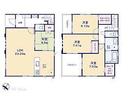 柏市豊住1丁目　新築一戸建て　全1棟 1号棟