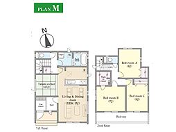 松戸市新松戸6丁目 新築一戸建て 全4棟 M号棟