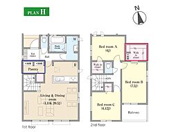 松戸市新松戸6丁目　新築一戸建て　全4棟 H号棟