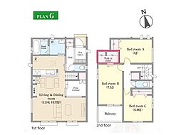松戸市新松戸6丁目　新築一戸建て　全4棟 G号棟