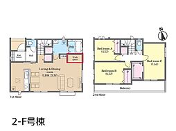 松戸市新松戸6丁目　新築一戸建て　全19棟 2−Ｆ号棟