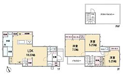 松戸市常盤平双葉町　一戸建て　全1棟 1号棟