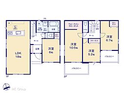 柏市大室　2期　新築一戸建て　全2棟 2-1