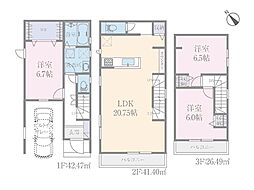 千葉市中央区椿森3丁目 第1期 新築一戸建て 全3棟 2号棟