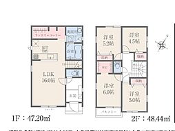 千葉市若葉区大宮台5丁目　第2期　新築一戸建て　全2棟 2号棟