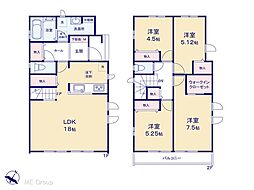 松戸市常盤平5丁目　新築一戸建て　全3棟 C号棟
