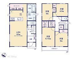 松戸市常盤平5丁目　新築一戸建て　全3棟 B号棟