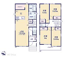 千葉市稲毛区宮野木町　新築一戸建て　全2棟 A号棟