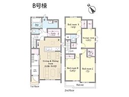 柏市柏 新築一戸建て　全2棟 B号棟
