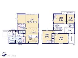 流山市松ケ丘5丁目　11期　新築一戸建て　全1棟 1号棟
