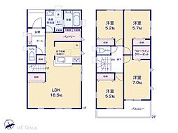 千葉市花見川区こてはし台2丁目 第5 新築一戸建て 全2棟 2号棟