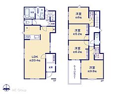 松戸市松戸新田 1期 一戸建て 全10棟 8号棟